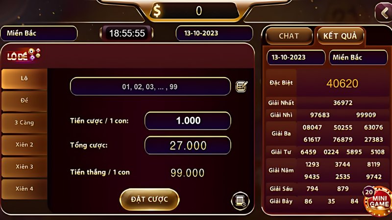 Vua88 cung cấp đa dạng loại hình lô đề xổ số cho bạn cược